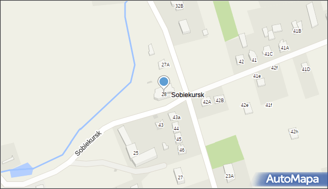 Sobiekursk, Sobiekursk, 28, mapa Sobiekursk