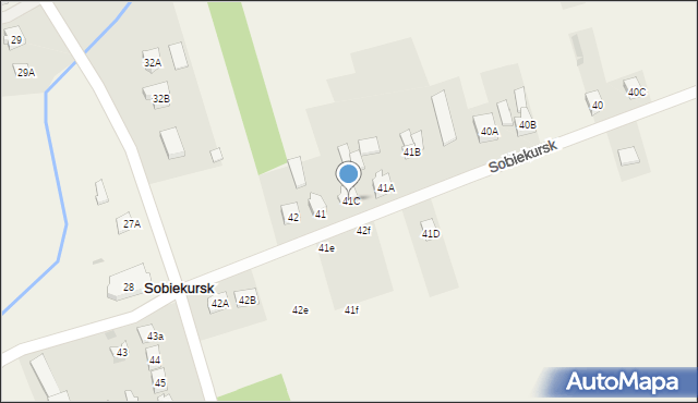 Sobiekursk, Sobiekursk, 41C, mapa Sobiekursk