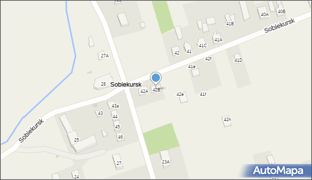 Sobiekursk, Sobiekursk, 42B, mapa Sobiekursk