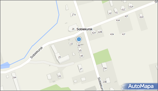 Sobiekursk, Sobiekursk, 44, mapa Sobiekursk