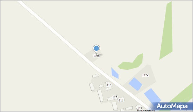 Sobienie Biskupie, Sobienie Biskupie, 116a, mapa Sobienie Biskupie