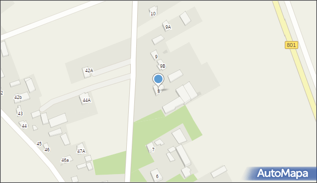 Sobienie Biskupie, Sobienie Biskupie, 8, mapa Sobienie Biskupie