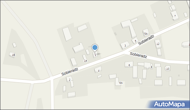 Sobieradz, Sobieradz, 1, mapa Sobieradz