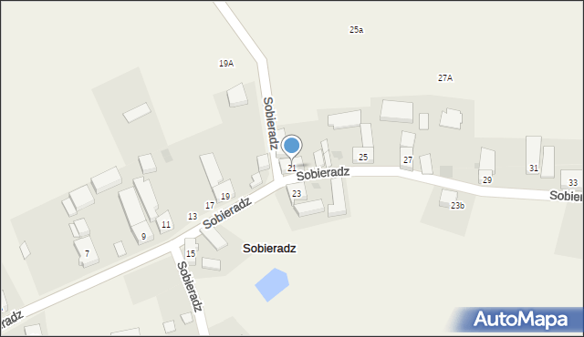 Sobieradz, Sobieradz, 21, mapa Sobieradz