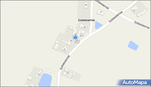 Sobiesiernie, Sobiesiernie, 20/3, mapa Sobiesiernie