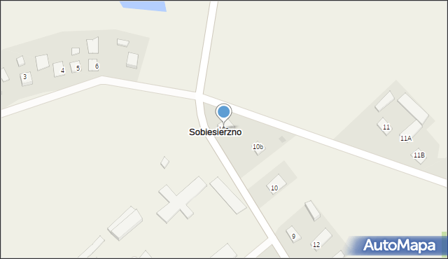 Sobiesierzno, Sobiesierzno, 10a, mapa Sobiesierzno