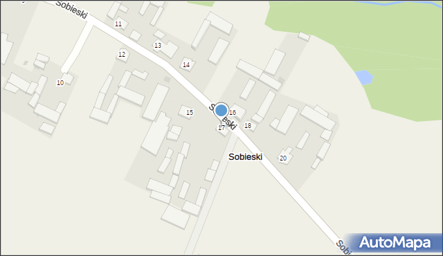 Sobieski, Sobieski, 17, mapa Sobieski