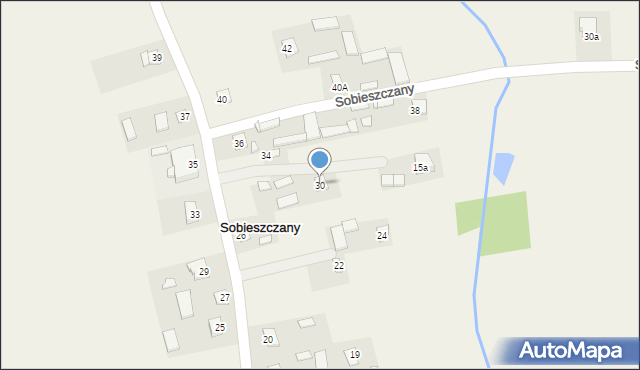 Sobieszczany, Sobieszczany, 30, mapa Sobieszczany