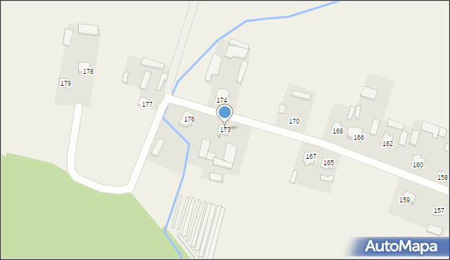 Sobieszczany-Kolonia, Sobieszczany-Kolonia, 173, mapa Sobieszczany-Kolonia