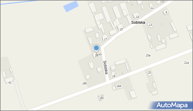 Sobiska, Sobiska, 18, mapa Sobiska