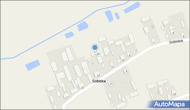 Sobiska, Sobiska, 18A, mapa Sobiska