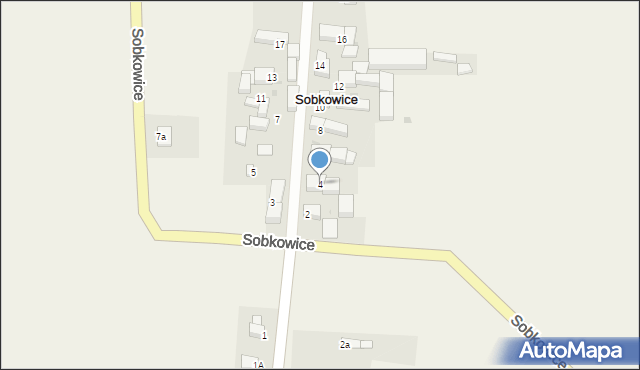 Sobkowice, Sobkowice, 4, mapa Sobkowice