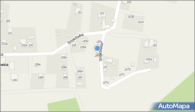 Soblówka, Soblówka, 165c, mapa Soblówka