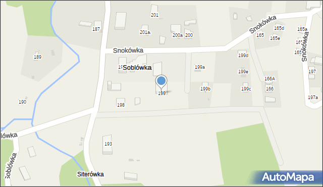 Soblówka, Soblówka, 199, mapa Soblówka