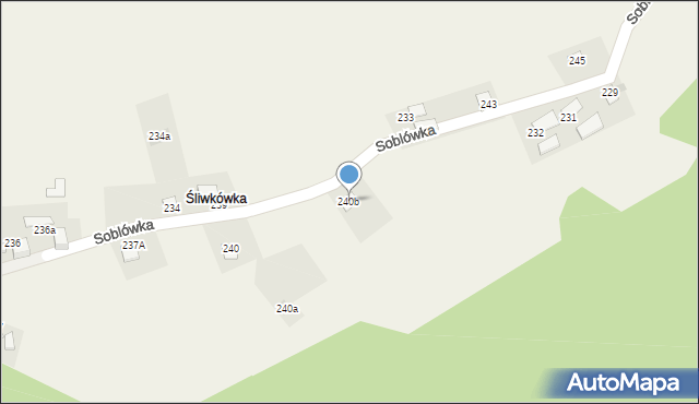 Soblówka, Soblówka, 240b, mapa Soblówka