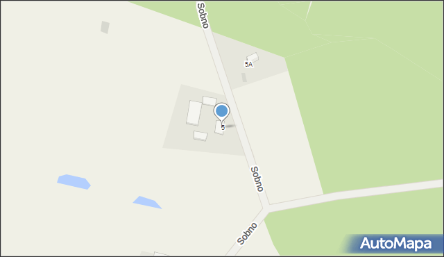 Sobno, Sobno, 5, mapa Sobno
