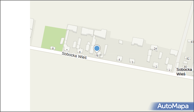 Sobocka Wieś, Sobocka Wieś, 5, mapa Sobocka Wieś