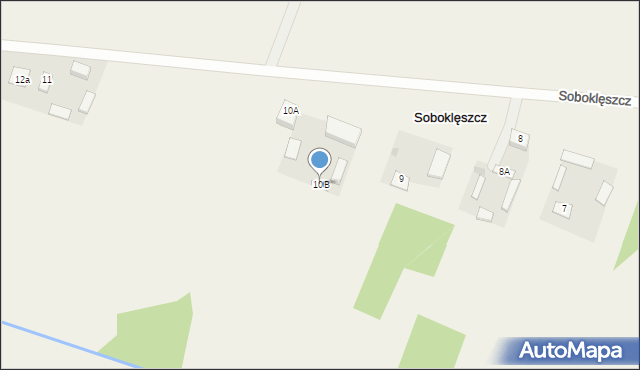 Soboklęszcz, Soboklęszcz, 10B, mapa Soboklęszcz