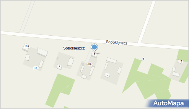 Soboklęszcz, Soboklęszcz, 8, mapa Soboklęszcz