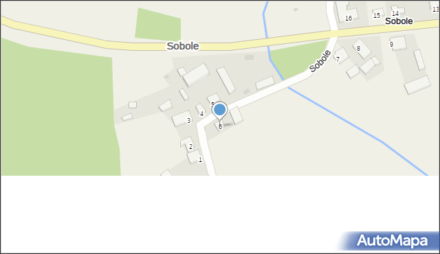 Sobole, Sobole, 6, mapa Sobole