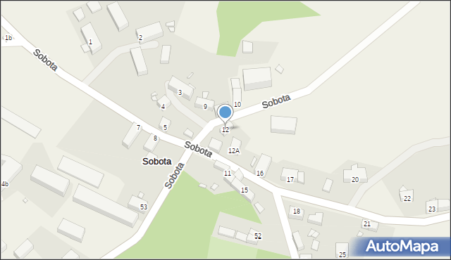 Sobota, Sobota, 12, mapa Sobota