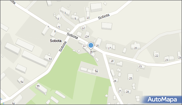 Sobota, Sobota, 15, mapa Sobota