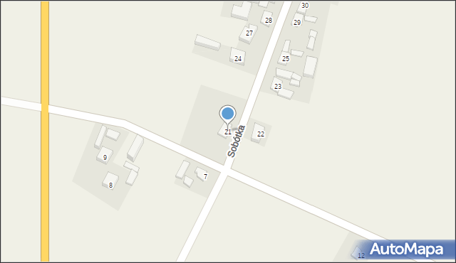 Sobótka, Sobótka, 21, mapa Sobótka