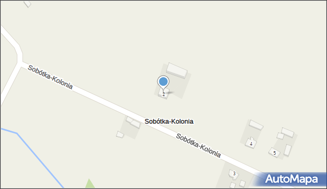 Sobótka-Kolonia, Sobótka-Kolonia, 2, mapa Sobótka-Kolonia