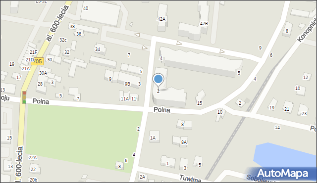Sochaczew, Sochaczewskiego Aleksandra, 2, mapa Sochaczew