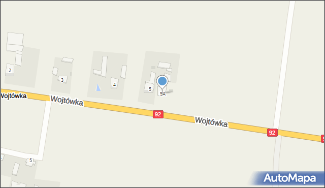 Sochaczew-Wieś, Sochaczew-Wieś, 5A, mapa Sochaczew-Wieś