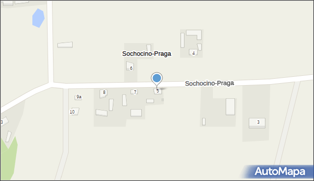 Sochocino-Praga, Sochocino-Praga, 5, mapa Sochocino-Praga