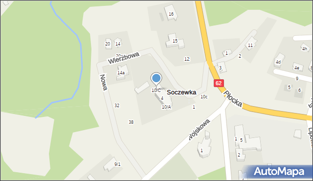 Soczewka, Soczewka, 10/C, mapa Soczewka