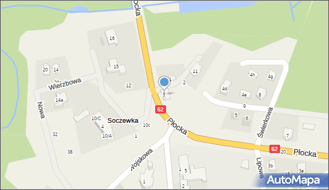 Soczewka, Soczewka, 21A, mapa Soczewka