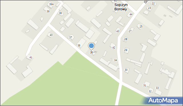 Sojczyn Borowy, Sojczyn Borowy, 35, mapa Sojczyn Borowy