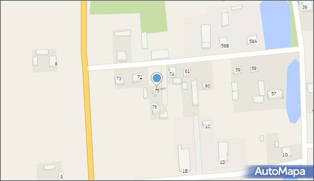 Sójki, Sójki, 75, mapa Sójki