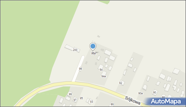 Sójkowa, Sójkowa, 95, mapa Sójkowa