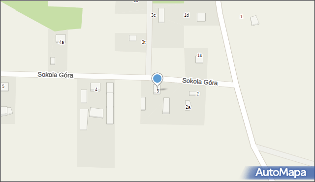 Sokola Góra, Sokola Góra, 3, mapa Sokola Góra