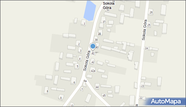 Sokola Góra, Sokola Góra, 41, mapa Sokola Góra