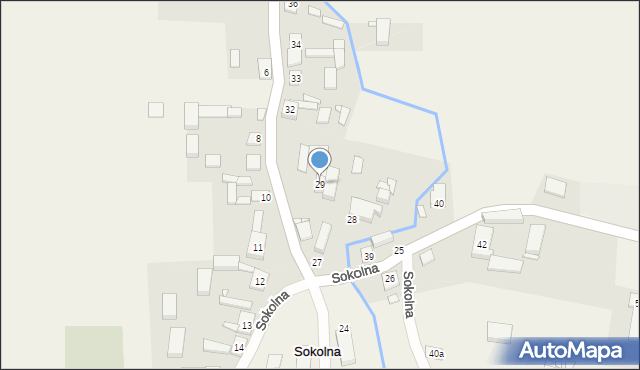 Sokolna, Sokolna, 29, mapa Sokolna