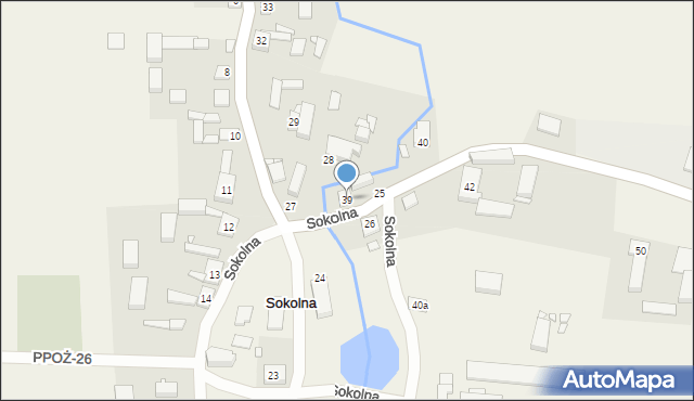 Sokolna, Sokolna, 39, mapa Sokolna