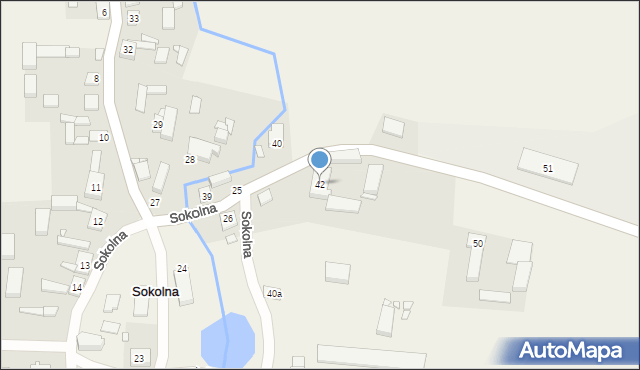 Sokolna, Sokolna, 42, mapa Sokolna