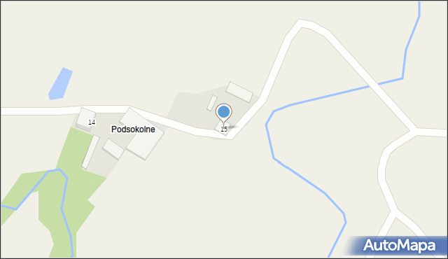 Sokolne, Sokolne, 15, mapa Sokolne