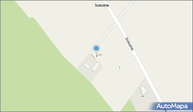 Sokolne, Sokolne, 4, mapa Sokolne