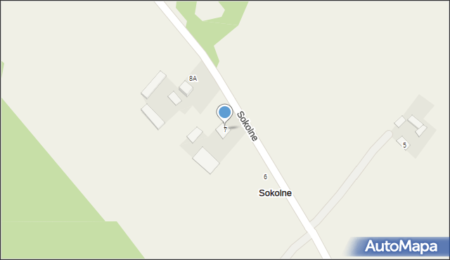 Sokolne, Sokolne, 7, mapa Sokolne