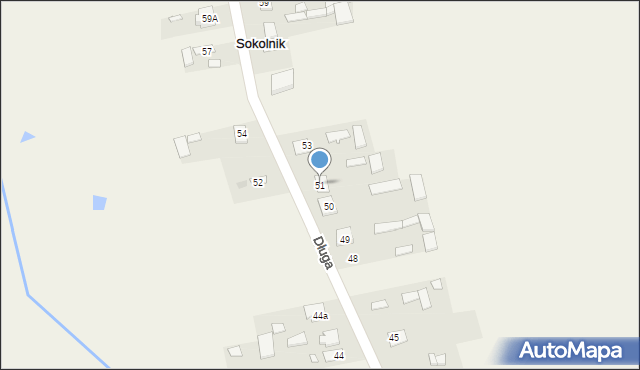 Sokolnik, Sokolnik, 51, mapa Sokolnik