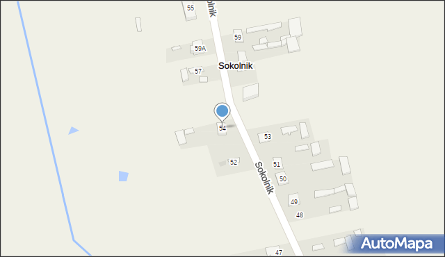 Sokolnik, Sokolnik, 54, mapa Sokolnik