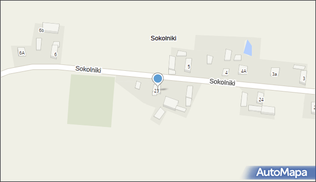 Sokolniki, Sokolniki, 23A, mapa Sokolniki