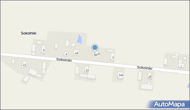 Sokolniki, Sokolniki, 3a, mapa Sokolniki