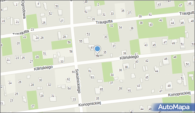 Sokolniki-Las, Sokolnickiego Gabriela, 59, mapa Sokolniki-Las