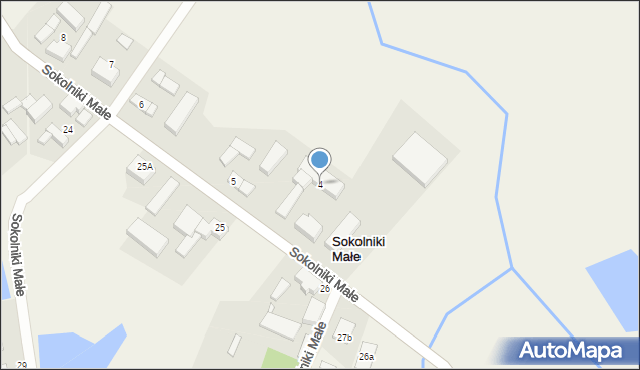 Sokolniki Małe, Sokolniki Małe, 4, mapa Sokolniki Małe